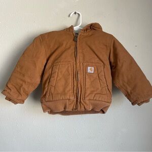 Carhartt Toddler Brown Quilted Jacket
